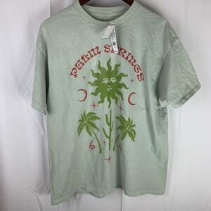 Palm Springs Women's T Shirt Short Sleeve Golden‎ Hour L/XL